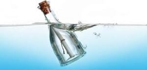 mensaje en una botella